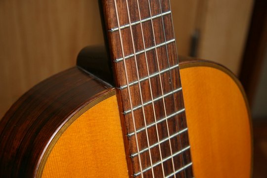 Vintage parlour guitar