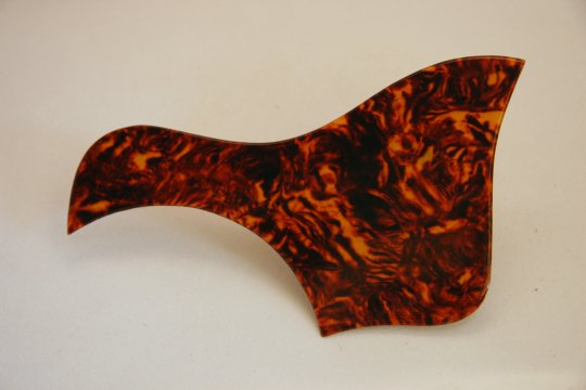 Taylor style version 3 5" pickguard, celluloid, light tortoise