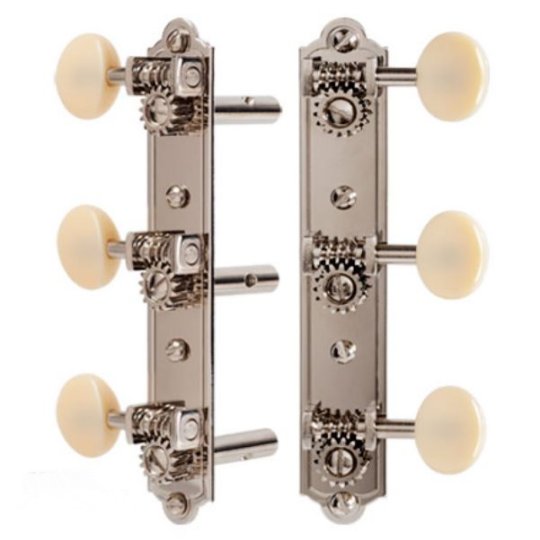 2514-N relic nickel, slotted headstock