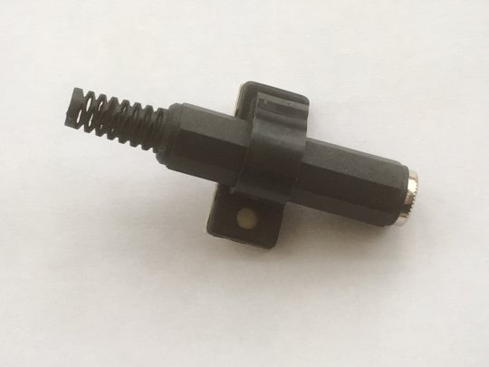 Acoustic pickup jack socket, external mount