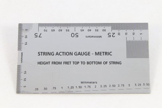 Midprice string action gauge - metric