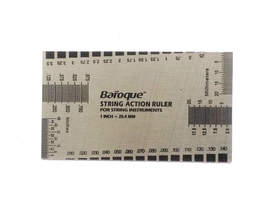 Budget string action gauge, metric and inches