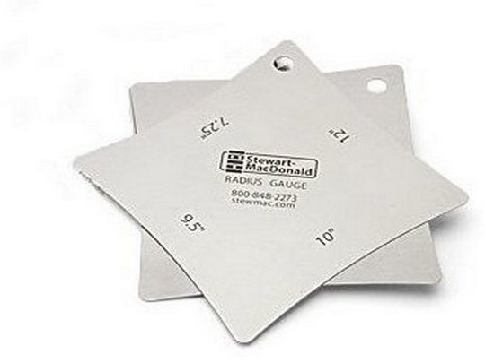 StewMac radius gauges, set of 2